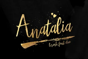 Anatalia Brush Duo Font