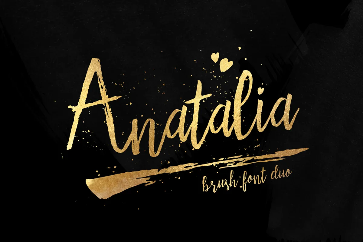 Anatalia Brush Duo Font