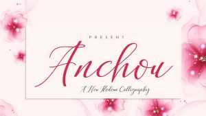 Anchou Script Font › Fontesk