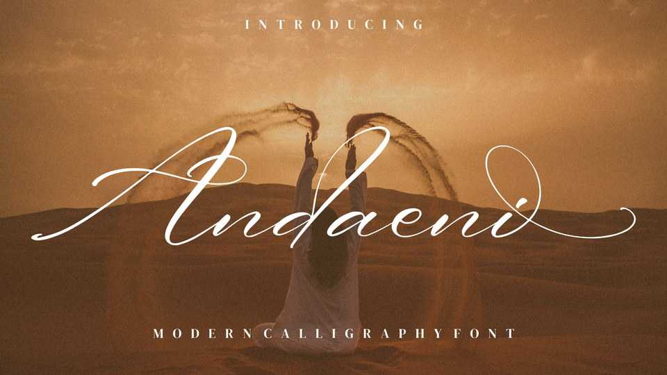 Andaeni Script Font › Fontesk