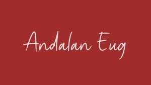 Andalan Eug Font › Fontesk