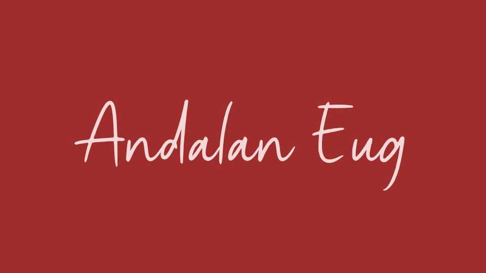 Andalan Eug Font › Fontesk