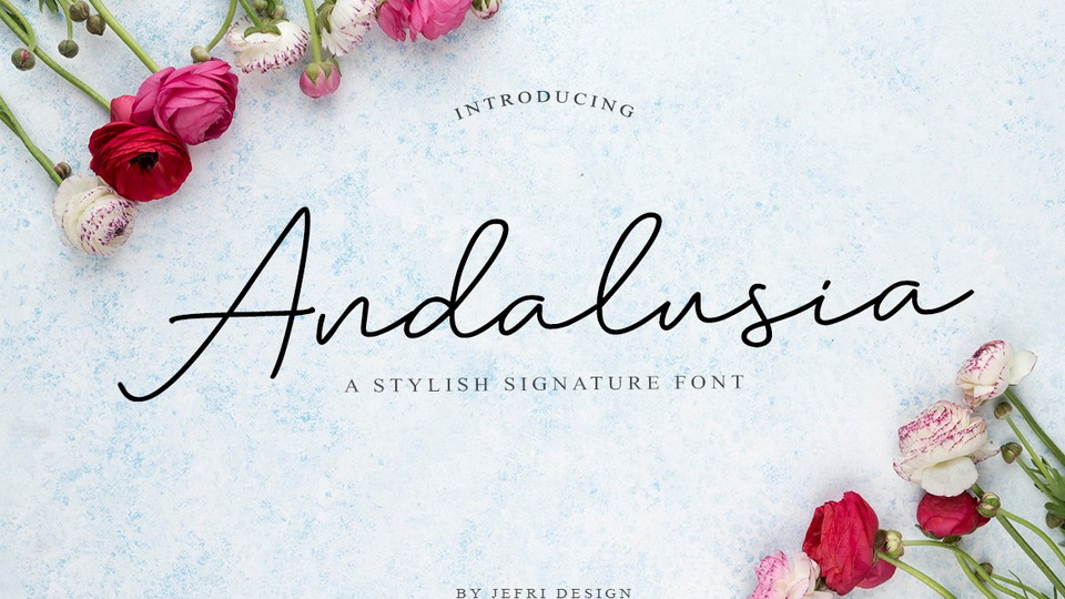 Andalusia Signature Font › Fontesk