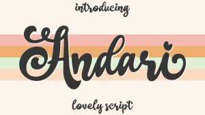 Andari Font › Fontesk