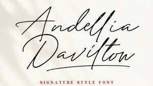 Andellia Davilton Font › Fontesk