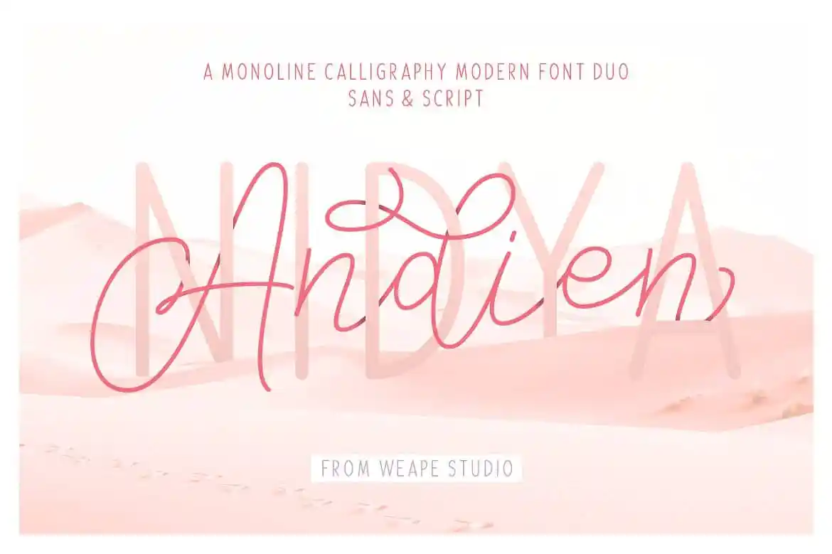Andien Nidya Script Font