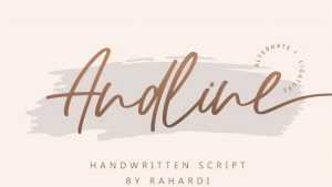Andline Font › Fontesk