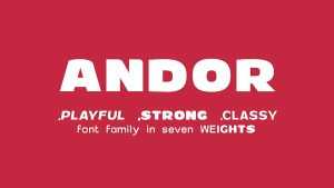 Andor Font › Fontesk