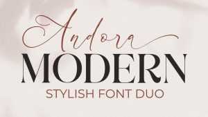 Andora Modern Font › Fontesk