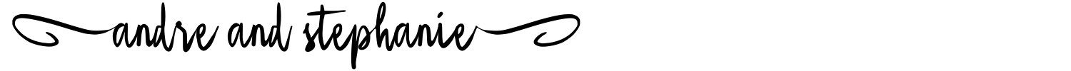 Andre And Stephanie Font