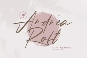Andrea Roft Script Font