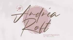 Andrea Roft Script Font › Fontesk