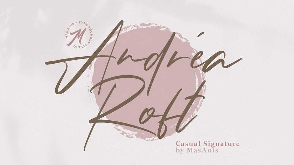 Andrea Roft Script Font › Fontesk