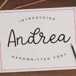Andrea Script Font