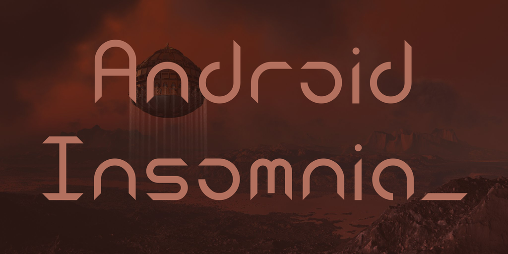 Android Insomnia Font