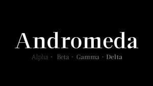 Andromeda Font Family › Fontesk