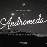 Andromeda Script Font
