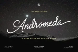 Andromeda Script Font