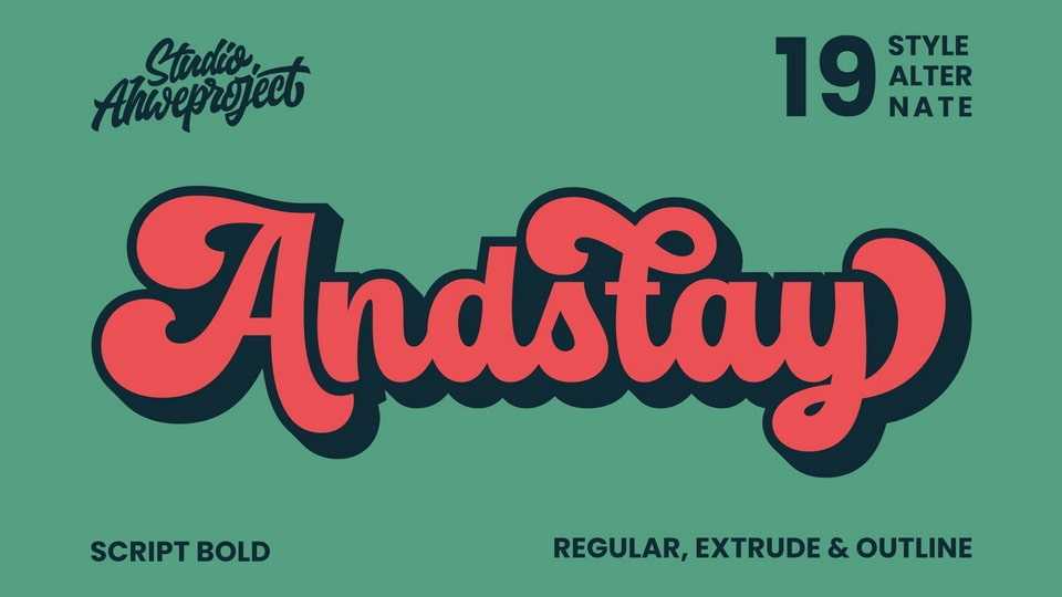 Andstay Font › Fontesk