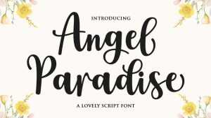Angel Paradise Font › Fontesk