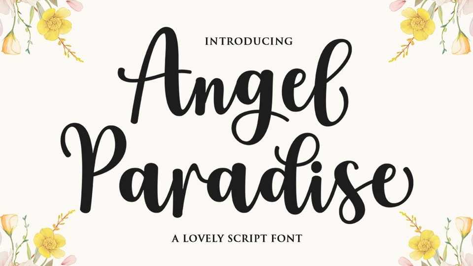 Angel Paradise Font › Fontesk