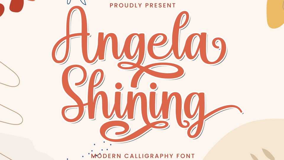 Angela Shining Font › Fontesk