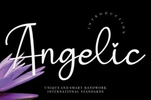 Angelic Handwritten Font