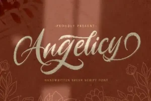 Angelicy Brush Font