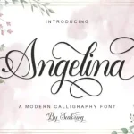 Angelina Calligraphy Font