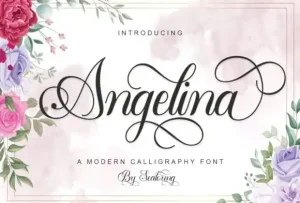 Angelina Calligraphy Font