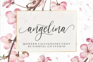 Angelina - Gorgeous Script Font