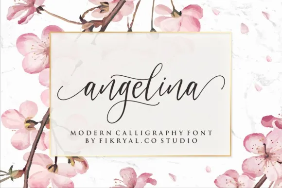 Angelina - Gorgeous Script Font