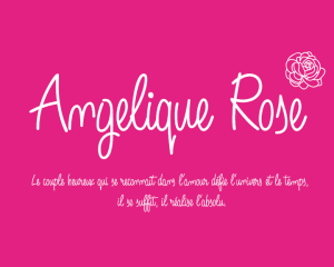 Angelique Rose Font