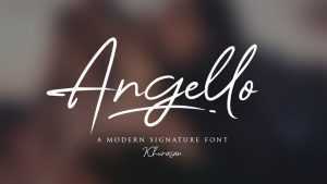 Angello Font › Fontesk