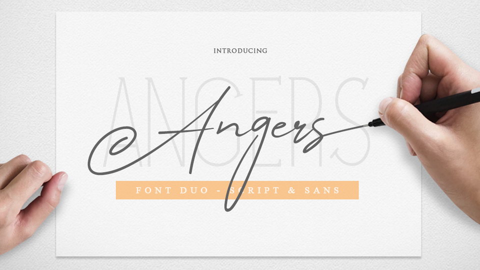 Angers Script Font › Fontesk