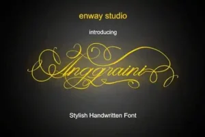 Anggraini Calligraphy Font