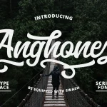 Anghones Script Font