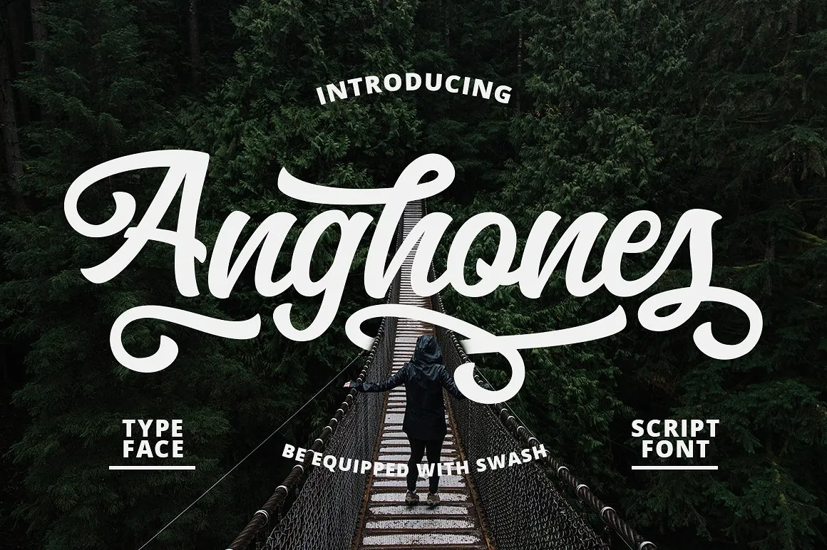 Anghones Script Font