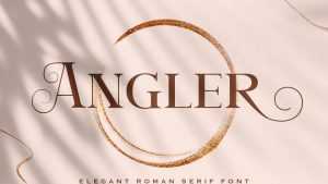 Angler Font › Fontesk