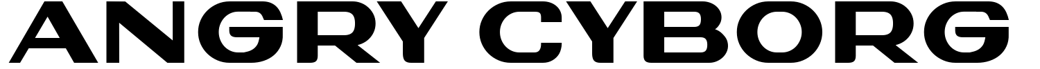Angry Cyborg Font