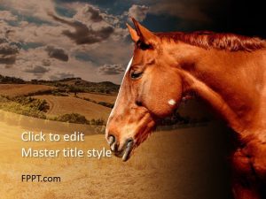 Animal Equine PowerPoint Template