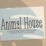 Animal House Display Font