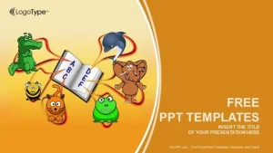 Animals alphabet-Education-PowerPoint Templates