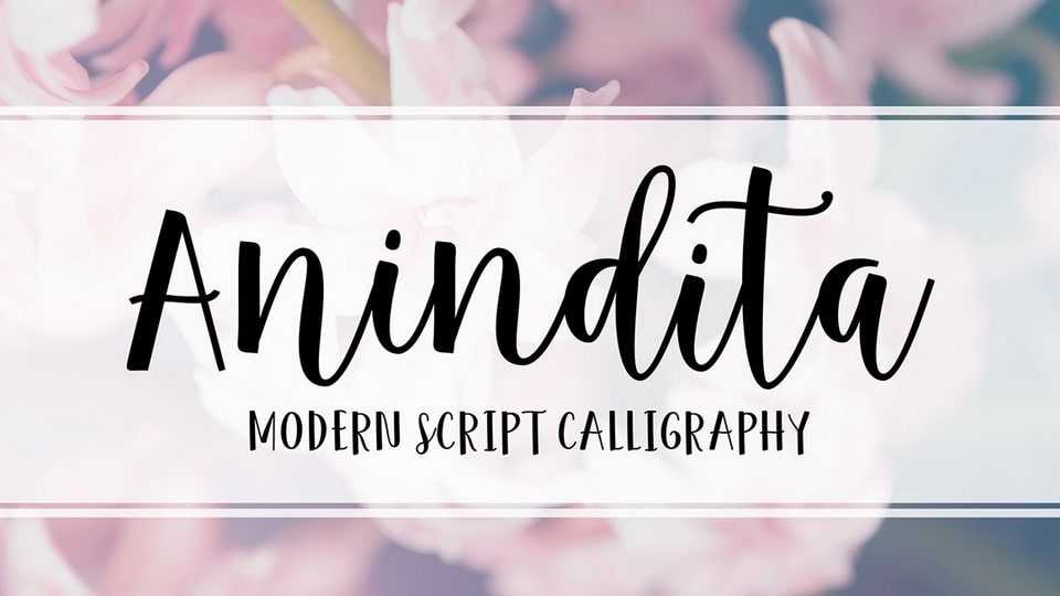 Anindita Script Font › Fontesk