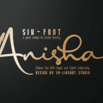 Anisha Handwritten Font - Fonte Grátis Anisha Handwritten Font