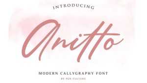 Anitto Script Font › Fontesk