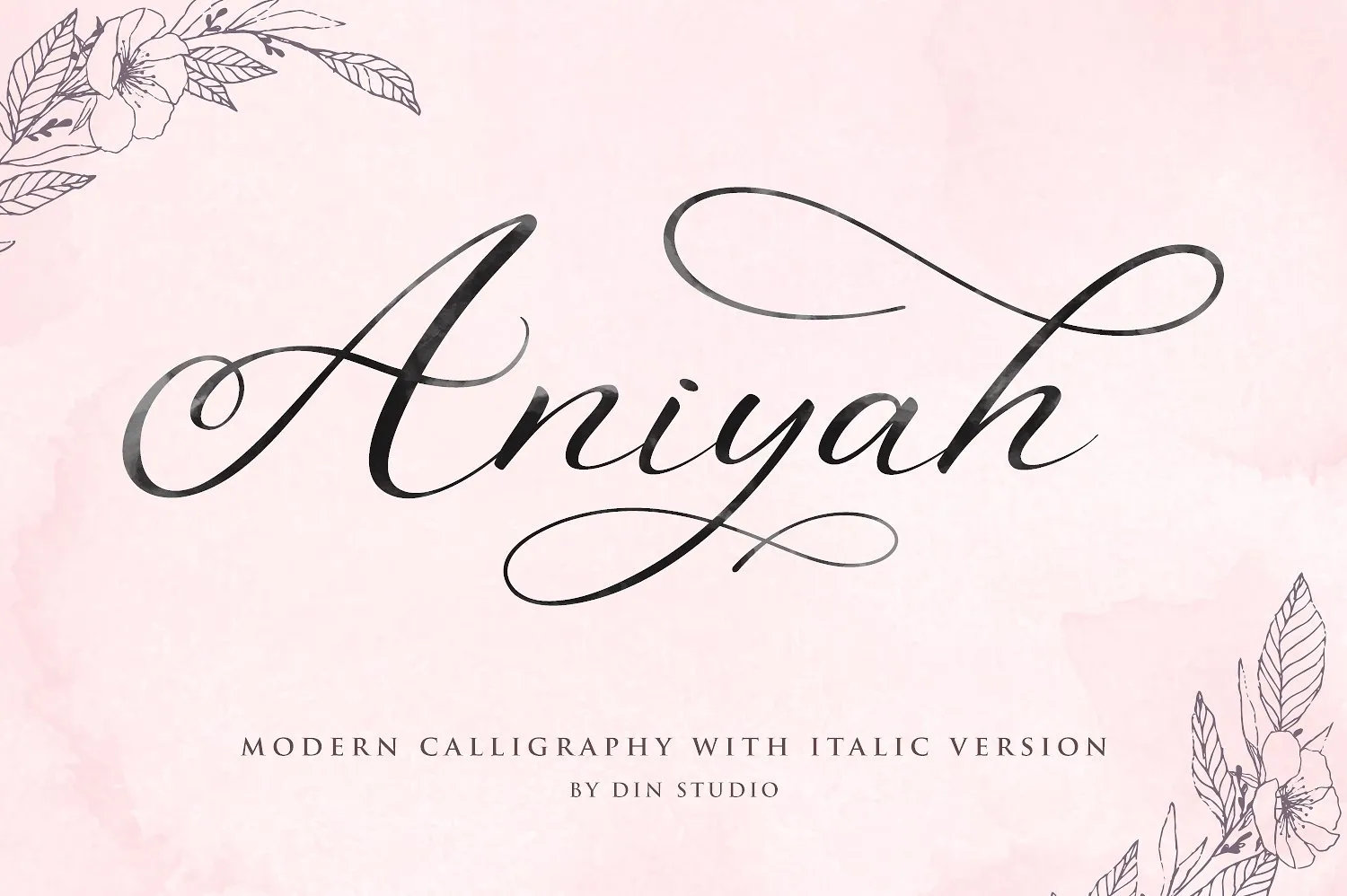 Aniyah Calligraphy Font