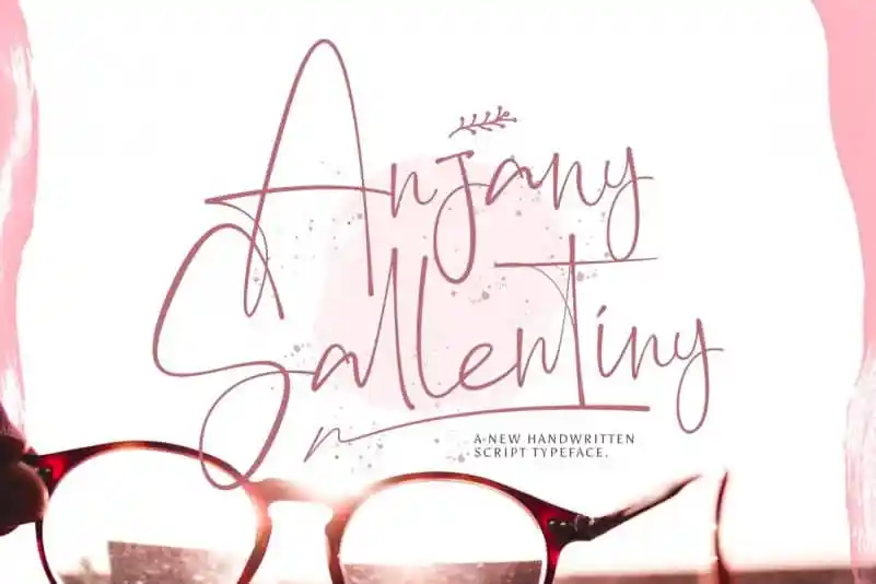 Anjany Sallentiny Script Font
