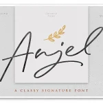 Anjel Signature Font