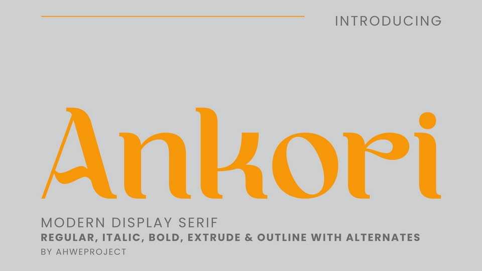 Ankori Font › Fontesk